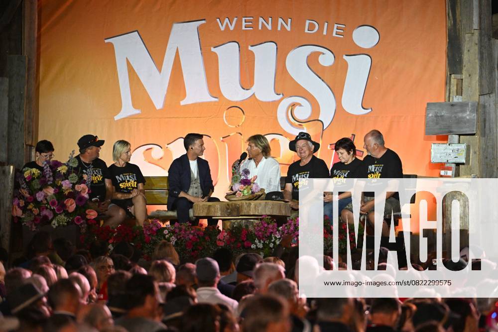 Bad Kleinkirchheim St. Oswald am Hoferriegel in Österreich (AUT) - Wenn die Musi spielt Open Air 2025 - Marco Ventre und Hansi Hinterseer,