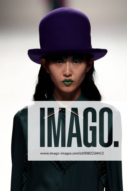 Lisbon, Portugal - A model presents a creation from the fashion designer Lidija Kolovrat Fall Winter 2018 - 2019 collection during the Lisbon Fashion Week - Moda Lisboa at the Pavilhao Carlos Lopes in Lisbon, Portugal, on March 11, 2018. Lisbon Portugal - ZUMAn230 20180311_zaa_n230_648