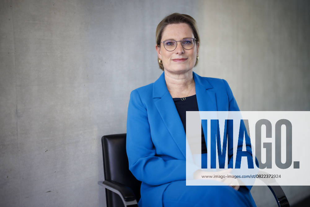 Stefanie Hubig (SPD), Bundesministerin fuer Justiz und Verbraucherschutz, aufgenommen bei einem Interview in Berlin, 10.06.2025. Berlin Deutschland