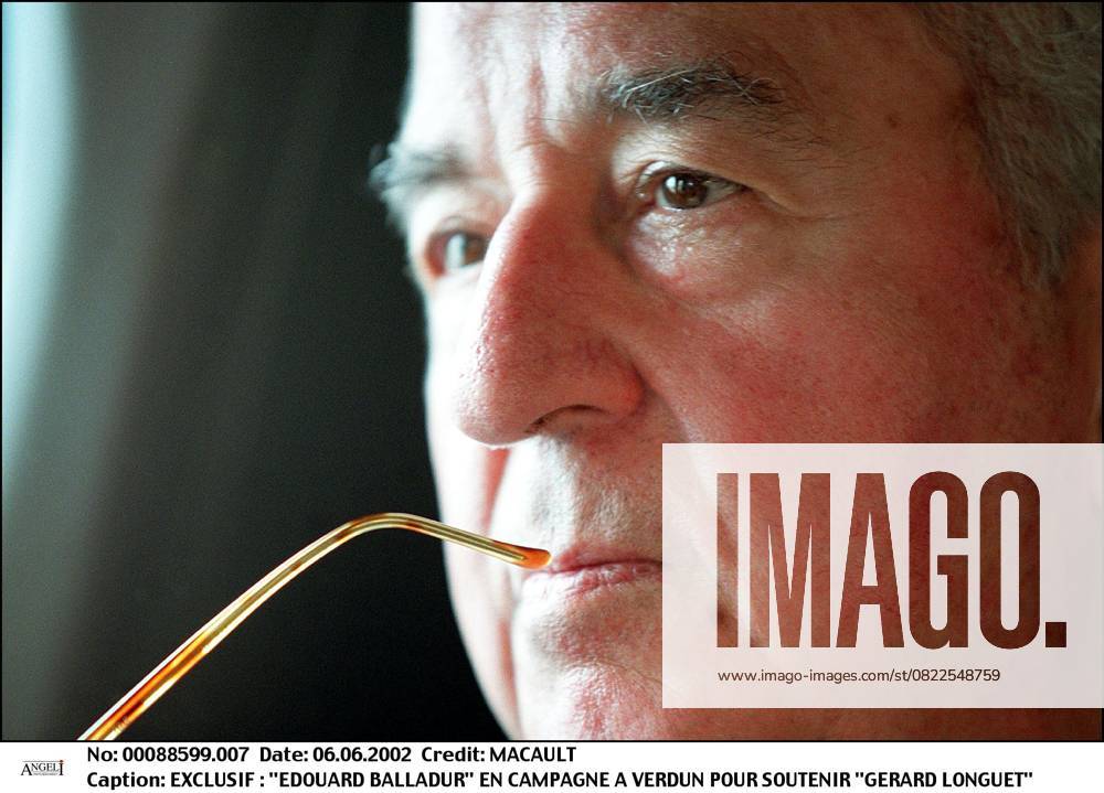 EXCLUSIF : EDOUARD BALLADUR EN CAMPAGNE A VERDUN POUR SOUTENIR GERARD LONGUET PORTRAIT