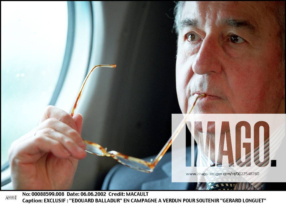 EXCLUSIF : EDOUARD BALLADUR EN CAMPAGNE A VERDUN POUR SOUTENIR GERARD LONGUET PORTRAIT