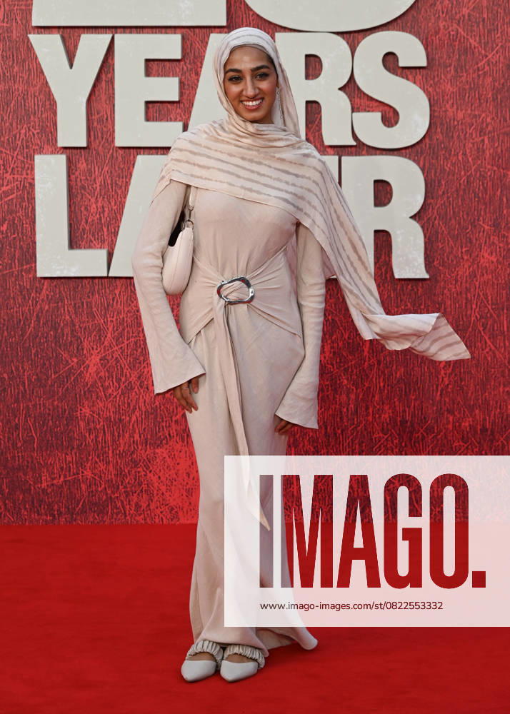 Zainab Jiwa attends 28 Years Later World Premiere at the Odeon Luxe Leicester Square in London, England. UK. Wednesday 18th June 2025.