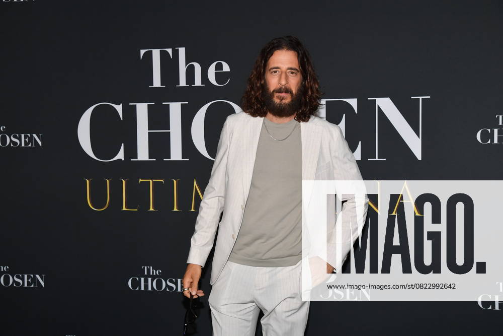 Rome, Cinema Adriano Premiere of the Series The Chosen The Last Supper , In the photo: Jonathan Roumie