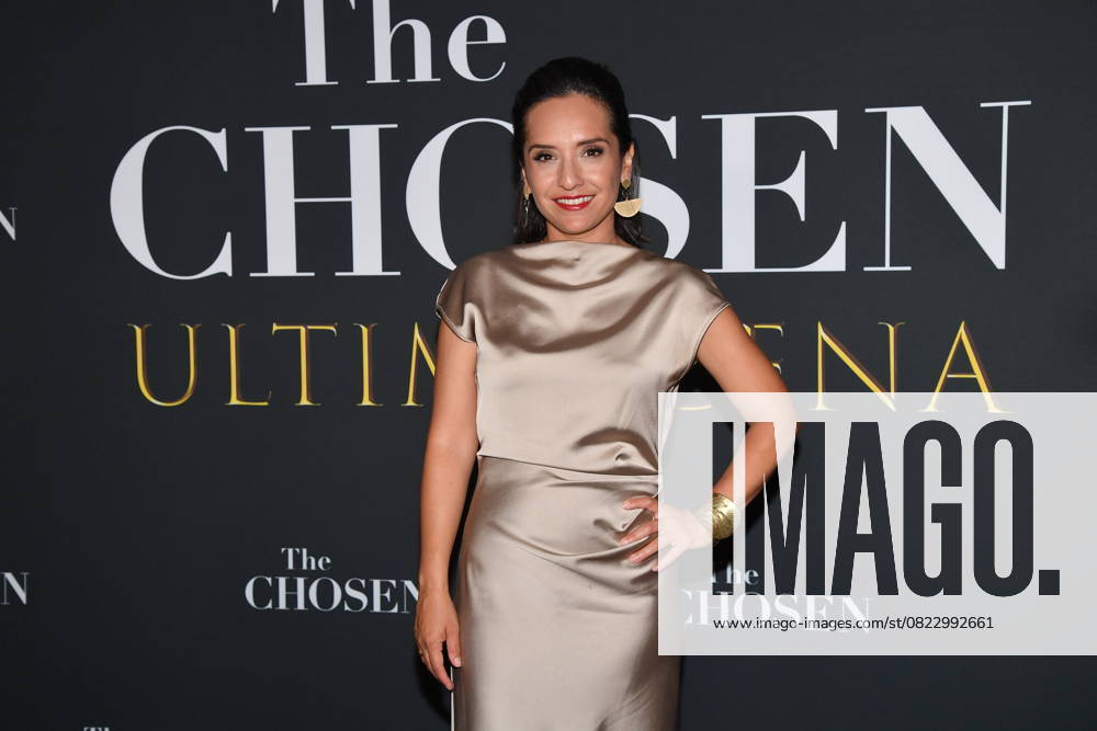 Rome, Cinema Adriano Premiere of the Series The Chosen The Last Supper , In the photo: Vanessa Benavente
