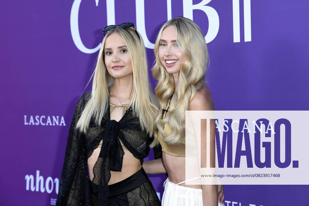 Davina Geiss mit Schwester Shania Geiss beim LASCANA SUMMER CLUB im Rahmen der Berlin Fashion Week im Maaya in Berlin am 02.07.2025