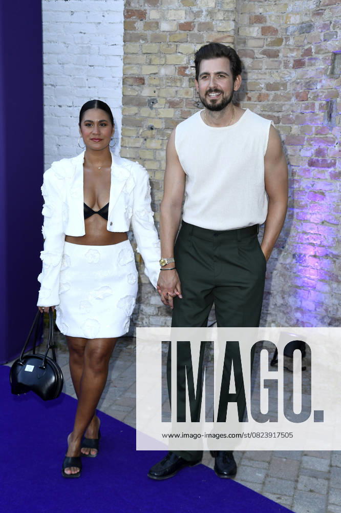Steffi Brungs and Christian Wackert beim LASCANA SUMMER CLUB im Rahmen der Berlin Fashion Week im Maaya in Berlin am 02.07.2025