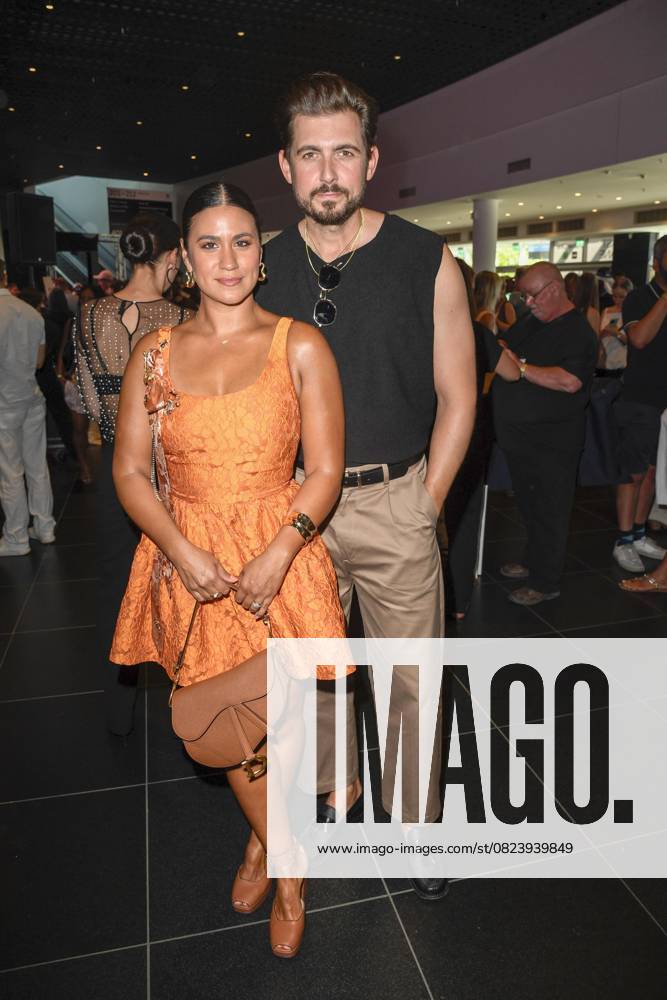 Steffi Brungs und Christian Wackert zu Gast auf der Fashion Show von Danny Reinke mit dem Titel The Hunt Spring Summer 2026 in der Uber Arena am 02.Juli 2025 in Berlin Berlin Deutschland