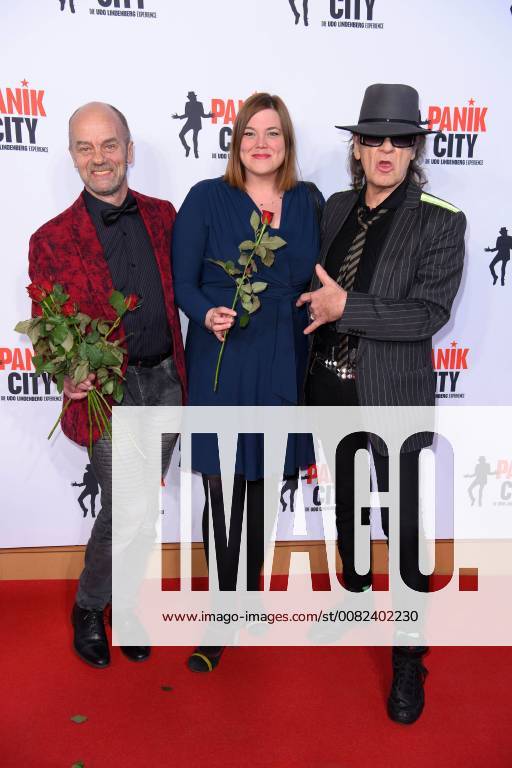 Corny Littmann, Katharina Fegebank, Udo Lindenberg bei der Eröffnung von Panik City - Die Udo Lindenberg Experience am Spielbudenplatz in Hamburg am 19.03.2018