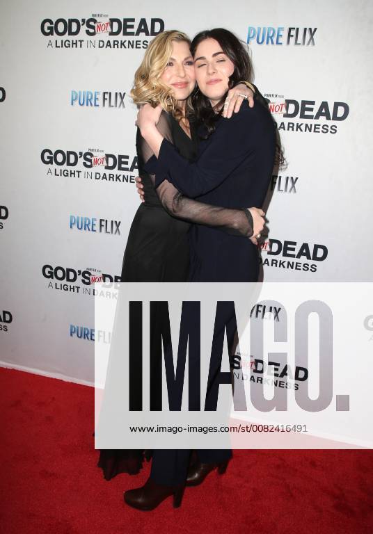 HOLLYWOOD, CA - MARCH 20: Tatum O Neal and Emily McEnroe at the God s Not Dead: A Light in Darkness premiere at American Cinematheque s Egyptian Theatre on March 20, 2018 in Hollywood, California.