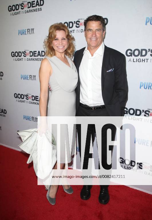 HOLLYWOOD, CA - MARCH 20: Gigi Rice, Ted McGinley, at the God s Not Dead: A Light in Darkness premiere at American Cinematheque s Egyptian Theatre on March 20, 2018 in Hollywood, California.