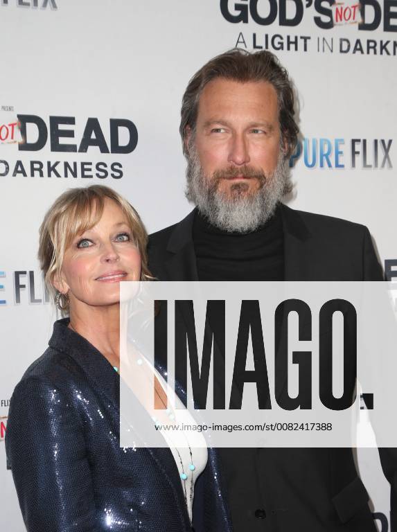 HOLLYWOOD, CA - MARCH 20: Bo Derek, John Corbett, at the God s Not Dead: A Light in Darkness premiere at American Cinematheque s Egyptian Theatre on March 20, 2018 in Hollywood, California.