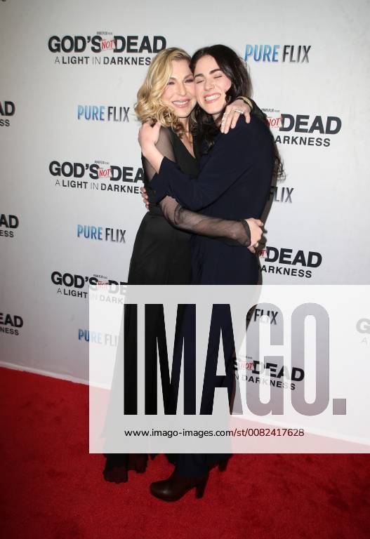 HOLLYWOOD, CA - MARCH 20: Tatum O Neal and Emily McEnroe, at the God s Not Dead: A Light in Darkness premiere at American Cinematheque s Egyptian Theatre on March 20, 2018 in Hollywood, California.