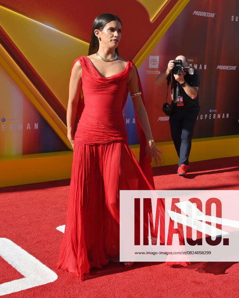 Cast member Sara Sampaio attends the premiere of the sci-fi motion picture Superman at the TCL Chinese Theatre in the Hollywood section of Los Angeles on Monday, July 7, 2025. Storyline: Superman must reconciles his alien Kryptonian heritage with his human upbringing as reporter Clark Kent. As the embodiment of truth, justice and the human way he soon finds himself in a world that views these as old-fashioned. Superman must reconcile his alien Kryptonian heritage with his human upbringing as reporter Clark Kent. As the embodiment of truth, justice and the human way he soon finds himself in a world that views these as old-fashioned. LAP2025070731 JIMxRUYMEN