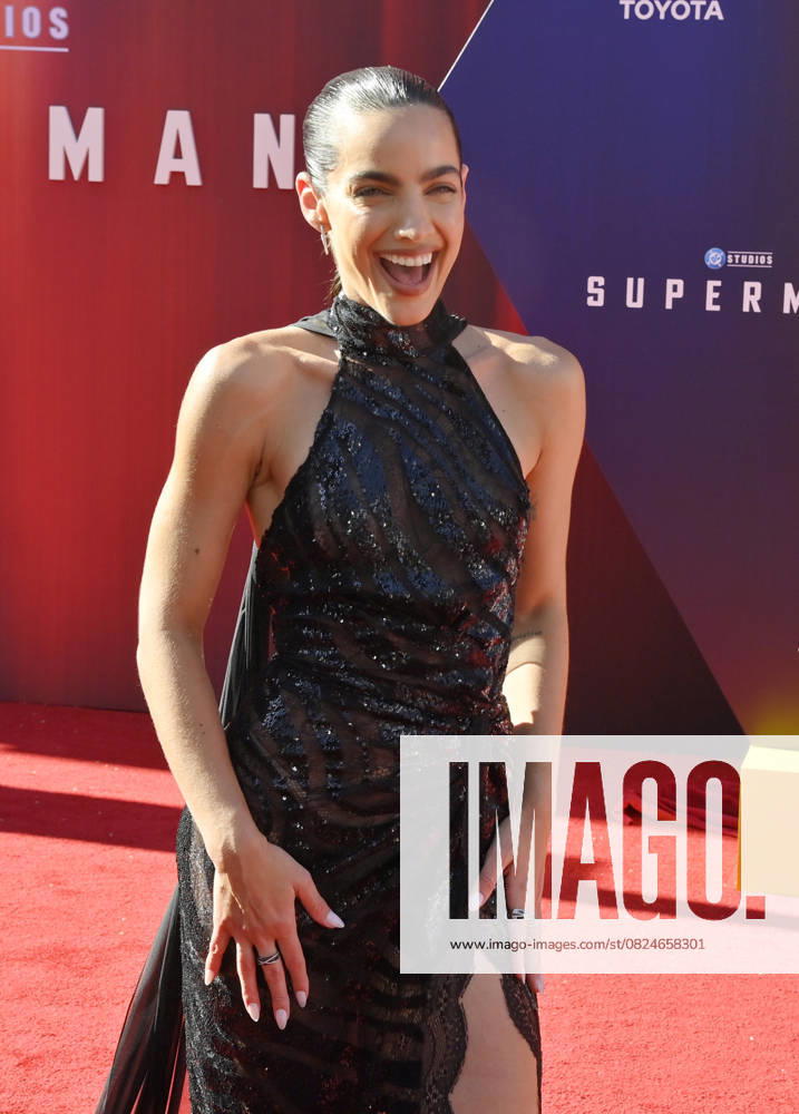 Cast member Gabriela de Faria attends the premiere of the sci-fi motion picture Superman at the TCL Chinese Theatre in the Hollywood section of Los Angeles on Monday, July 7, 2025. Storyline: Superman must reconciles his alien Kryptonian heritage with his human upbringing as reporter Clark Kent. As the embodiment of truth, justice and the human way he soon finds himself in a world that views these as old-fashioned. Superman must reconcile his alien Kryptonian heritage with his human upbringing as reporter Clark Kent. As the embodiment of truth, justice and the human way he soon finds himself in a world that views these as old-fashioned. LAP2025070734 JIMxRUYMEN