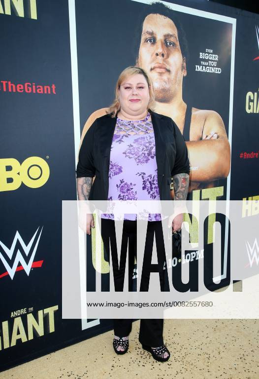 HOLLYWOOD, CA - MARCH 29: Robin Christiansen, at Los Angeles Premiere of Andre The Giant from HBO Documentaries at Pacific Cinerama Dome in Hollywood, California on March 29, 2018.