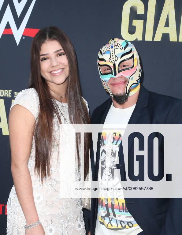 HOLLYWOOD, CA - MARCH 29: Rey Mysterio, at Los Angeles Premiere of Andre The Giant from HBO Documentaries at Pacific Cinerama Dome in Hollywood, California on March 29, 2018.