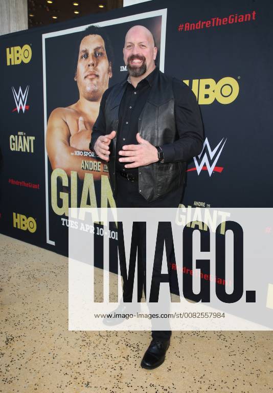 HOLLYWOOD, CA - MARCH 29: Big Show, Paul Donald Wight II, at Los Angeles Premiere of Andre The Giant from HBO Documentaries at Pacific Cinerama Dome in Hollywood, California on March 29, 2018.