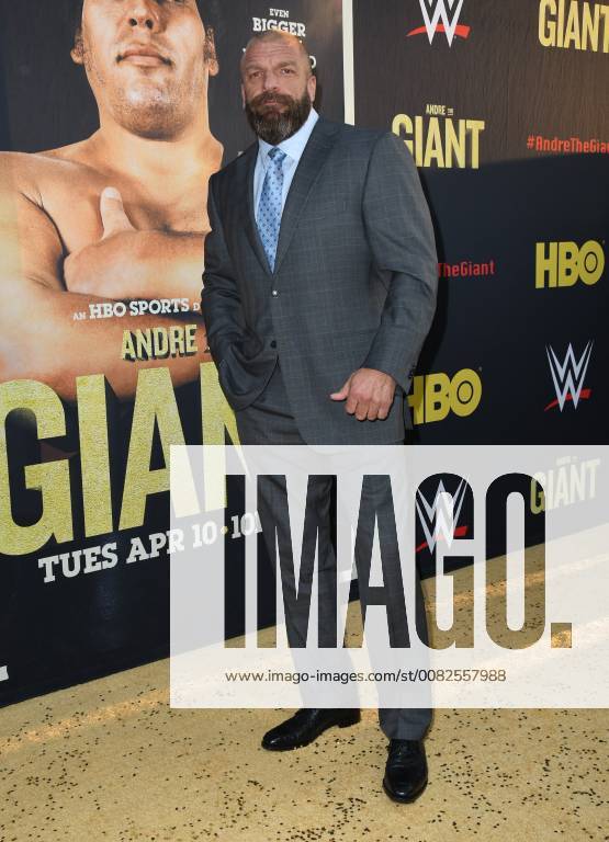 Hollywood, CA, U.S. - 29 March 2018 - Hollywood, California - Paul Triple H Levesque. Andre the Giant Los Angeles Angeles premiere held at ACinerama Dome. Photo Credit: AdMedia Hollywood U.S. - ZUMAa123 20180329_zaa_a123_061