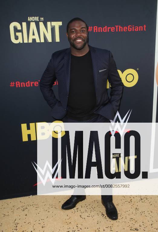 HOLLYWOOD, CA - MARCH 29: Sam Richardson, at Los Angeles Premiere of Andre The Giant from HBO Documentaries at Pacific Cinerama Dome in Hollywood, California on March 29, 2018.