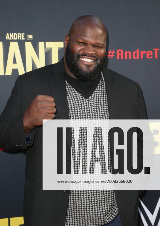 HOLLYWOOD, CA - MARCH 29: Mark Henry, at Los Angeles Premiere of Andre The Giant from HBO Documentaries at Pacific Cinerama Dome in Hollywood, California on March 29, 2018.