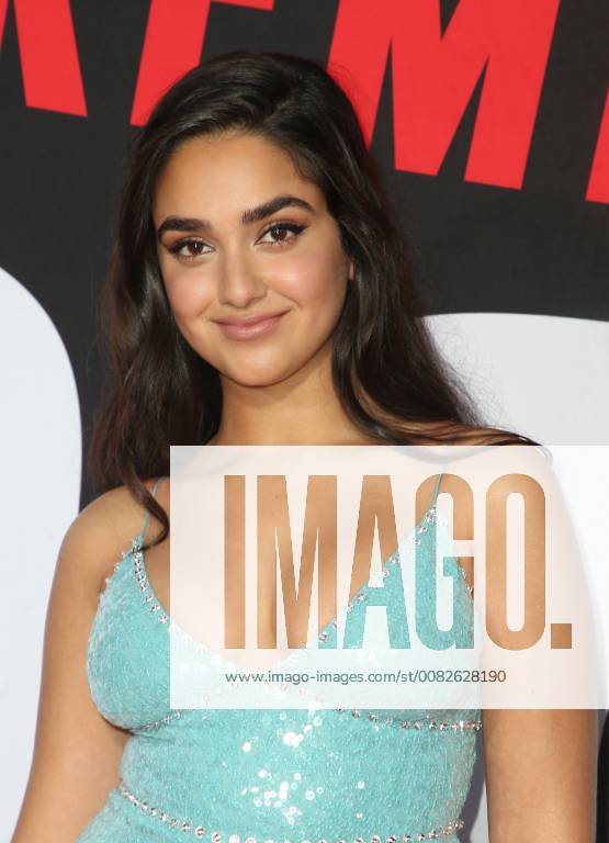WESTWOOD, CA - APRIL 3: Geraldine Viswanathan at the Blockers film premiere at the Regency Village Theatre in Westwood, California on April 3, 2018.