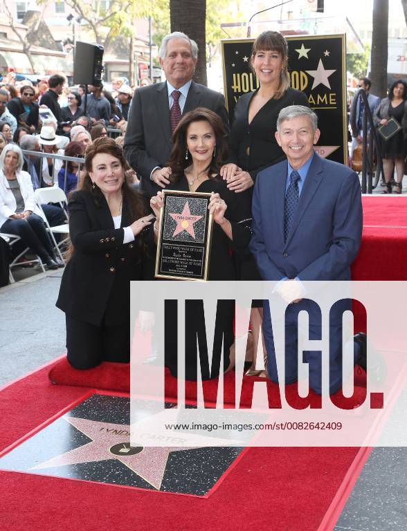 Hollywood, CA, U.S. - 03 April 2018 - Hollywood, California - Leslie Moonves, Lynda Carter, Patty Jenkins, Leron Gubler. Lynda Carter Honored With Star On The Hollywood Walk Of Fame. Photo Credit: AdMedia Hollywood U.S. - ZUMAa123 20180403_zaa_a123_196