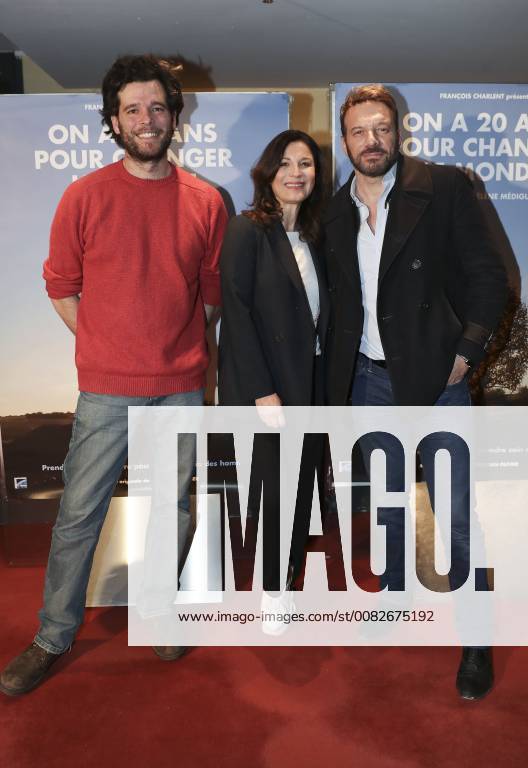 Maxime de Rostolan ( acteur et coordinateur projet Ferme d Avenir ) Helene Medigue Paul Charlent CELEBRITES : Avant Premiere On a 20ans pour changer le monde - Paris - 06 04 2018 GwendolineLeGoff Panoramic