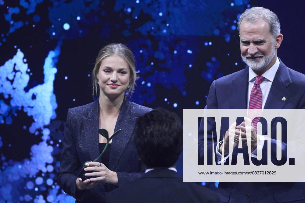 KING FELIPE VI OF SPAIN and CROWN PRINCESS LEONOR DE BORBON attend the Princesa de Girona Foundation Awards at Gran Teatro del Liceu Barcelona Spain - ZUMAc260 20250723_zep_c260_013