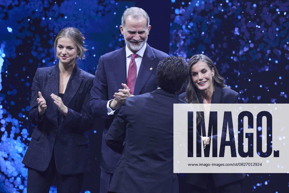 KING FELIPE VI OF SPAIN, QUEEN LETIZIA OF SPAIN and CROWN PRINCESS LEONOR DE BORBON attend the Princesa de Girona Foundation Awards at Gran Teatro del Liceu Barcelona Spain - ZUMAc260 20250723_zep_c260_019