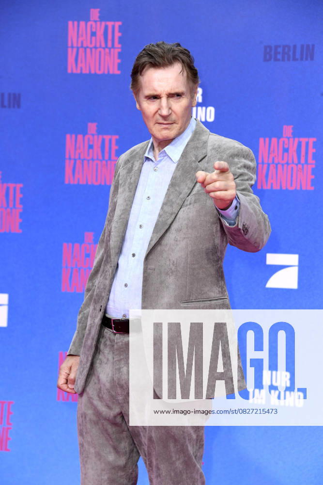 Liam Neeson bei der Deutschlandpremiere von DIE NACKTE KANONE in Berlin am 24.07.2025