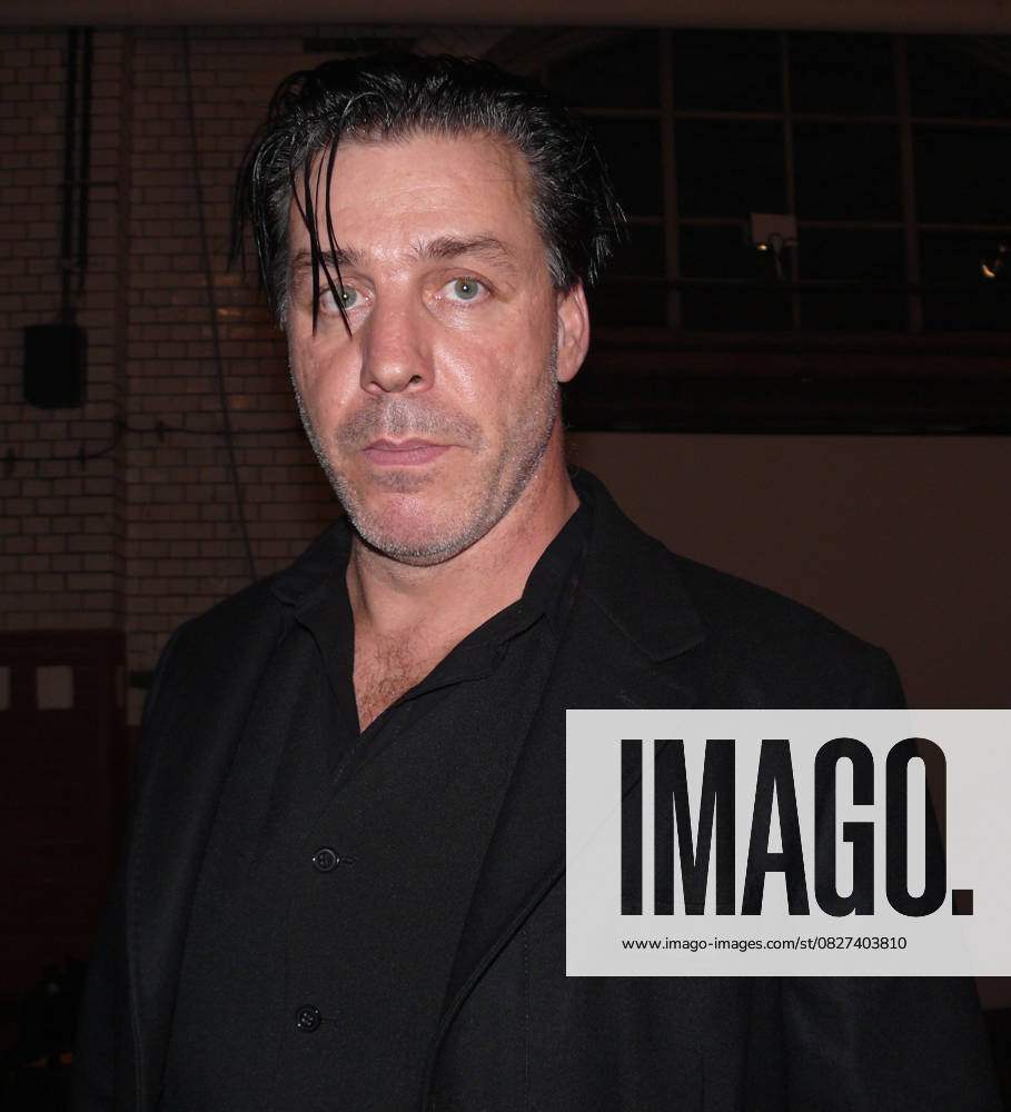 Till Lindemann from Rammstein MTV Designerama during Popkomm music festival at The Station, Berlin, Germany WENN 2113360