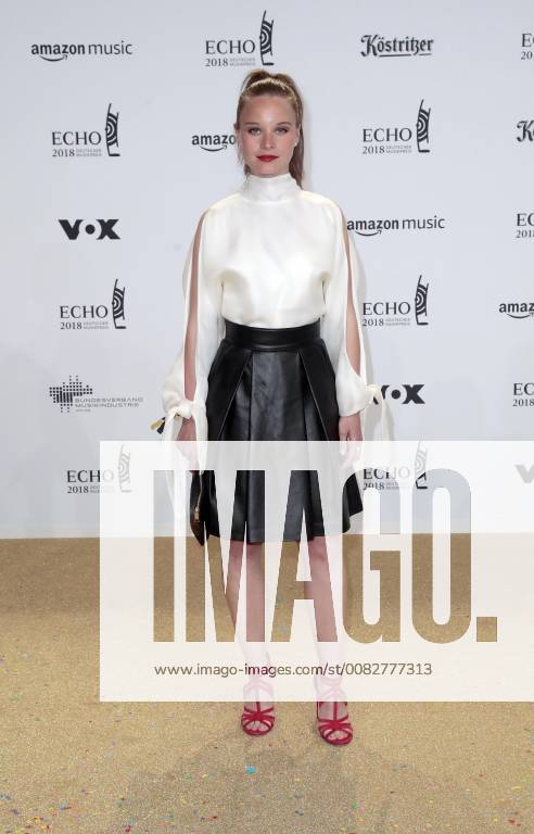 Sonja Gerhardt bei der Verleihung des Deutscher Musikpreis ECHO 2018 in der Messe Berlin.
