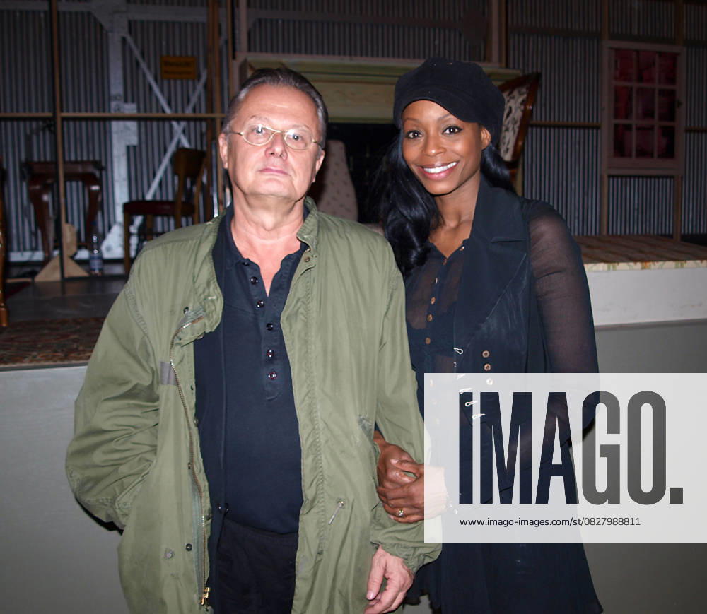Frank Castorf, Rosalind Baffoe Premiere of Amanullah, Amanullah at Volksbuehne im Prater , Berlin, Germany WENN 2366202