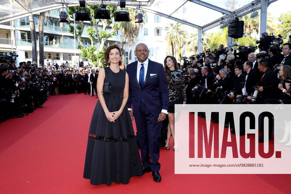 Audrey Azoulay et Forest Whitaker (Palme d honneur) - Montée des marches du film Coupez ! pour la cérémonie d’ouverture du 75ème Festival International du Film de Cannes. Le 17 mai 2022 Dominique Jacovides Bestimage Red carpet of the movie « Final Cut (Coupez !) » for the opening ceremony of the 75th Cannes International Film Festival. On may 17th 2022 Cannes France