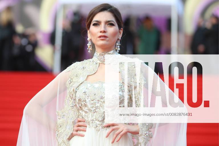 Entertainment Bilder der Woche KW16 MOSCOW, RUSSIA – APRIL 19, 2018: American actress Blanca Blanco at the opening of the 40th Moscow International Film Festival. Valery Sharifulin TASS TS07C7D2