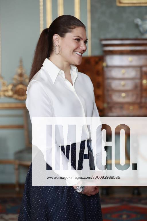 Crown princess Victoria Presentation of the Vega Medal, Royal Palace, Stockholm, 2018-04-24 Victoria de Suede Stockholm Sweden 581672