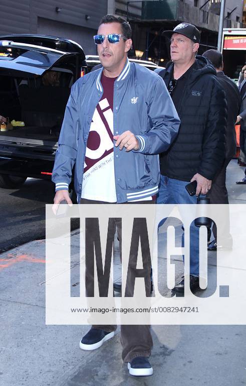 NEW YORK, NY - APRIL 24: Adam Sandler seen at Good Morning America in New York City on April 24, 2018.