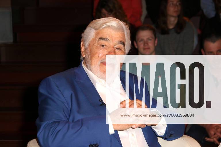 Mario Adorf zu Gast in der M.Lanz (ZDF) Talkshow am 25.04.2018 in Hamburg M.Lanz (ZDF) Talkshow am 25.04.2018 in Hamburg