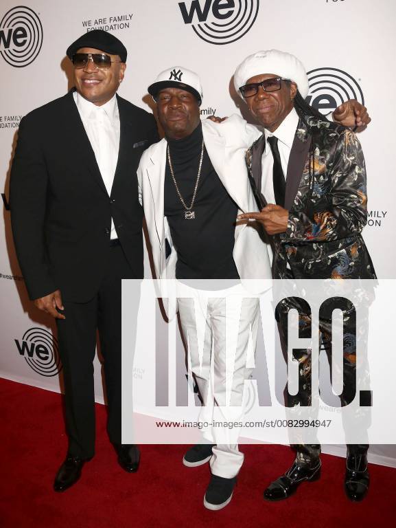 New York City, New York, U.S. - Hip hop artists LL COOL J, GRANDMASTER FLASH and ROGER DALTREY from the band The Who attend the 2018 We Are Family Foundation Celebration Gala held at the Hammerstein Ballroom. New York City U.S. - ZUMAk03_ 20180427_zaf_k03_521