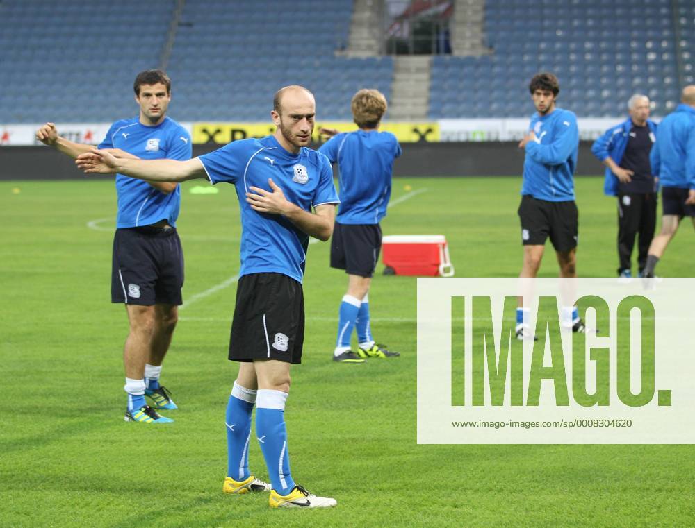 FUSSBALL - UEFA CL Quali, Sturm vs Zestafoni, Vorberichte, Training GRAZ,AUSTRIA,02.AUG.11 - FUSSBALL - UEFA Champions League, Qualifikation, SK Sturm Graz vs FC Zestafoni, Vorberichte, Abschlusstraining Zestafoni. Bild zeigt Jaba Dvali (Zestafoni).