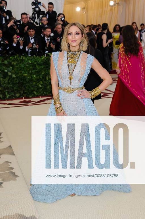New York, NY, U.S. - 07 May 2018 - New York, New York - Katherine McPhee. 2018 Metropolitan Museum of Art Costume Institute Gala: Heavenly Bodies: Fashion and the Catholic Imagination. Photo Credit: Christopher Smith AdMedia New York U.S. - ZUMAa123 20180507_zaa_a123_323