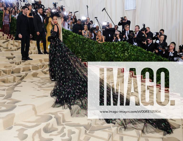 New York, NY, U.S. - 07 May 2018 - New York, New York - Rita Ora. 2018 Metropolitan Museum of Art Costume Institute Gala: Heavenly Bodies: Fashion and the Catholic Imagination. Photo Credit: Christopher Smith AdMedia New York U.S. - ZUMAa123 20180507_zaa_a123_315