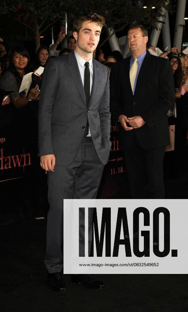 Robert Pattinson The Twilight Saga: Breaking Dawn - Part 1 World Premiere held at Nokia Theatre L.A. Live Los Angeles, California - 14.11.11, California, United States WENN 3611600
