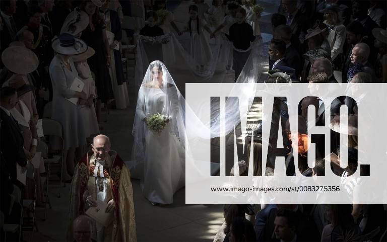 Windsor, GREAT BRITAIN - Meghan Markle walks down the aisle as she arrives for her wedding ceremony to Britain s Prince Harry at St. George s Chapel in Windsor Castle in Windsor, near London, England, Saturday, May 19, 2018. Windsor GREAT BRITAIN - ZUMAp124 20180519_zaa_p124_506