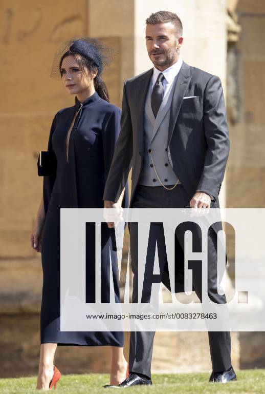 Mariage de Meghan Markle et du Prince Harry: Arrivee des invites. PAP05181927 PAP05181927 19 May 2018. The big day has arrived. The Royal Wedding of Prince Harry and Meghan Markle at Windsor Castle. Here, Victoria Beckham, David Beckham Credit: GoffPhotos.com Ref: KGC-178 226696 2018-05-19 Windsor Royaume Uni