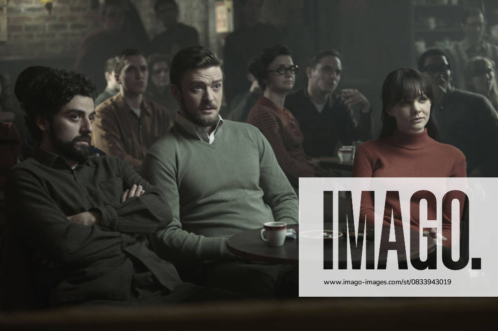 Archival Movie Set Stills June 15, 2013 - No Merchandising. Editorial Use Only. No Book Cover Usage....Inside Llewyn Davis, Oscar Isaac, Justin Timberlake, Carey Mulligan, Ethan Coen..Inside Llewyn Davis - 2013.