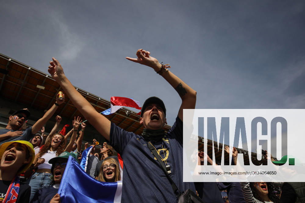 Argentina v France: Final - FIFA World Cup Qatar 2022 BOGOTA, COLOMBIA - DECEMBER 18: Fans supporting Argentina, and France gather to follow the FIFA World Cup 2022 Final at Nemesio Camacho El Campin Stadium in Bogota, Colombia on December 18, 2022. Colombia World. Editorial use only. Please get in touch for any other usage.