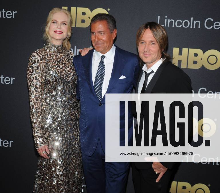 NEW YORK, NY - May 29: Nicole Kidman, Richard Plepler, Keith Urban attend the 2018 Lincoln Center American Songbook Gala honoring Richard Plepler and HBO at Alice Tully Hall, Lincoln Center on May 29, 2018 in New York City.
