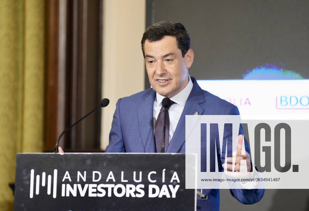 The president of the Junta de Andalucia, Juanma Moreno, during his speech at the VII Foro Andalucia Investors Day of El Confidencial On September 23, 2025, in Seville Andalucia, Spain The Andalusian Budget for the year 2026 will include a new package of tax rebates from which thousands of Andalusian citizens can benefit, such as a 30 percent deduction on veterinary expenses, with a limit of up to 100 euros, during the first year for families acquiring a pet. The estimated impact of this measure amounts to 12 million a year, which will be translated, in practice, in more saving capacity for all those Andalusians who share their life with a pet This has been announced by the president of the Junta de Andalucia, Juanma Moreno, during his spee 6975251