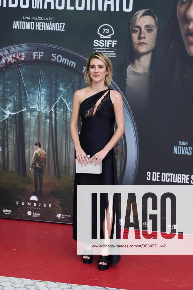 Claudia Mora attended Similar a Murder Parecido a un asesinato Red Carpet during 73rd San Sebastian International Film Festival at Principe Cinema on September 23, 2025 in Donostia San Sebastian, Spain Madrid Spain - ZUMAg15_ 20250923_zaf_g15_284